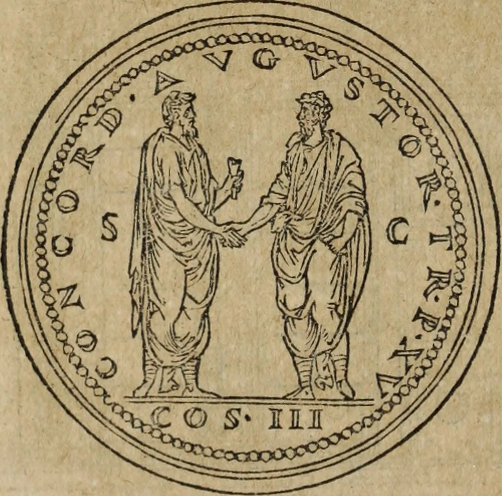 An illustration from Discorso della religione antica de Romani, insieme vn'altro Discorso della castrametatione, et disciplina militare, bagni, & essercitij antichi di detti Romani;, 1569, leaf 31