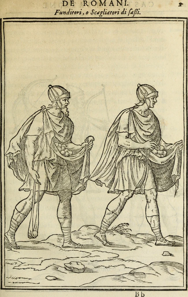 An illustration from Discorso della religione antica de Romani, insieme vn'altro Discorso della castrametatione, et disciplina militare, bagni, & essercitij antichi di detti Romani;, 1569, leaf 328