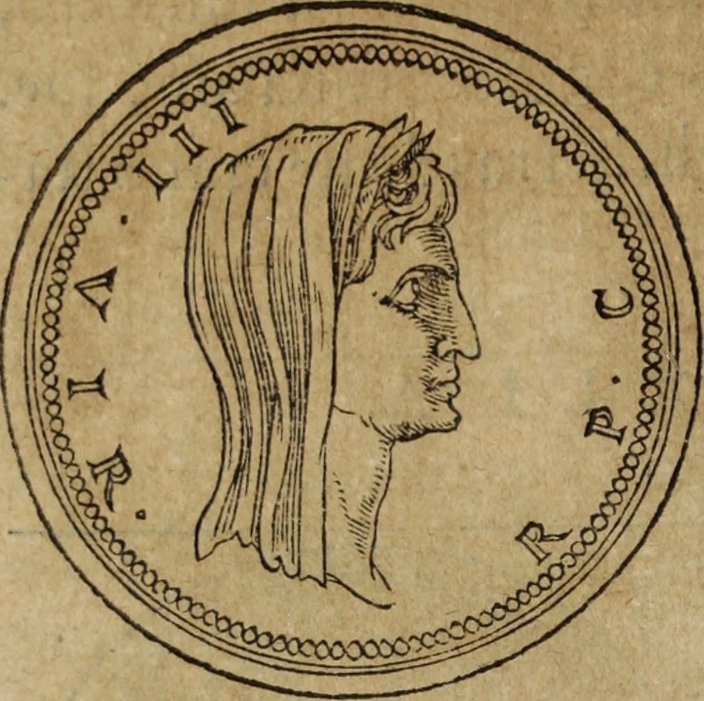 An illustration from Discorso della religione antica de Romani, insieme vn'altro Discorso della castrametatione, et disciplina militare, bagni, & essercitij antichi di detti Romani;, 1569, leaf 33