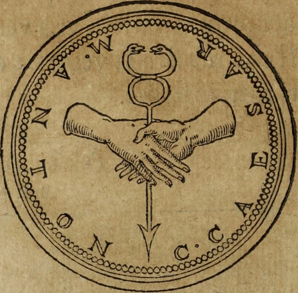An illustration from Discorso della religione antica de Romani, insieme vn'altro Discorso della castrametatione, et disciplina militare, bagni, & essercitij antichi di detti Romani;, 1569, leaf 33