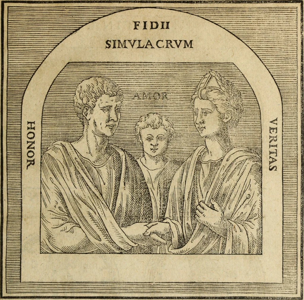 An illustration from Discorso della religione antica de Romani, insieme vn'altro Discorso della castrametatione, et disciplina militare, bagni, & essercitij antichi di detti Romani;, 1569, leaf 40