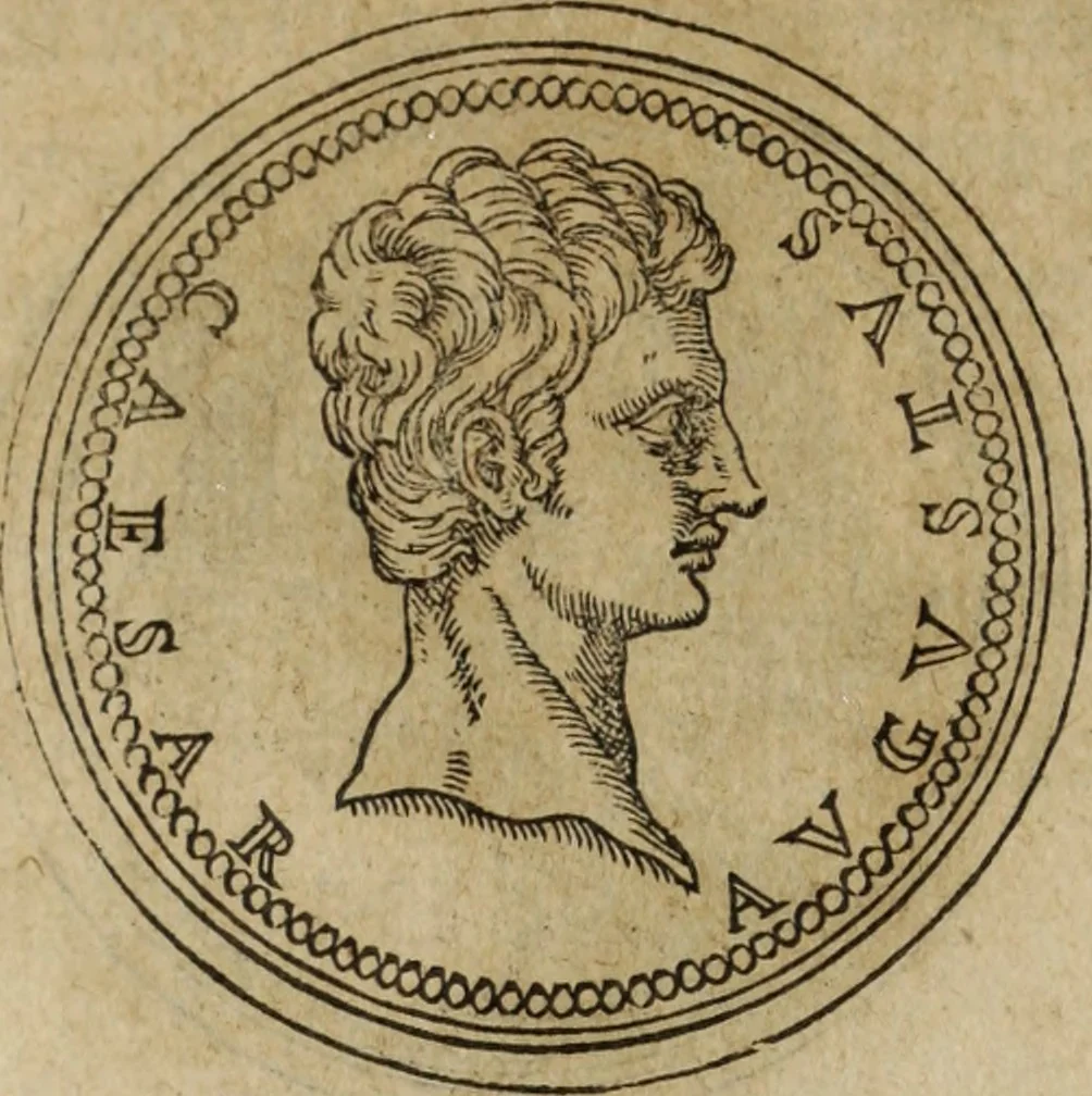 An illustration from Discorso della religione antica de Romani, insieme vn'altro Discorso della castrametatione, et disciplina militare, bagni, & essercitij antichi di detti Romani;, 1569, leaf 55