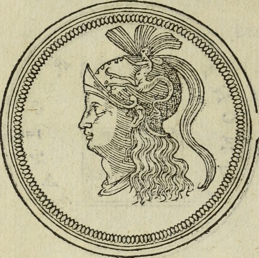 An illustration from Discorso della religione antica de Romani, insieme vn'altro Discorso della castrametatione, et disciplina militare, bagni, & essercitij antichi di detti Romani;, 1569, leaf 57