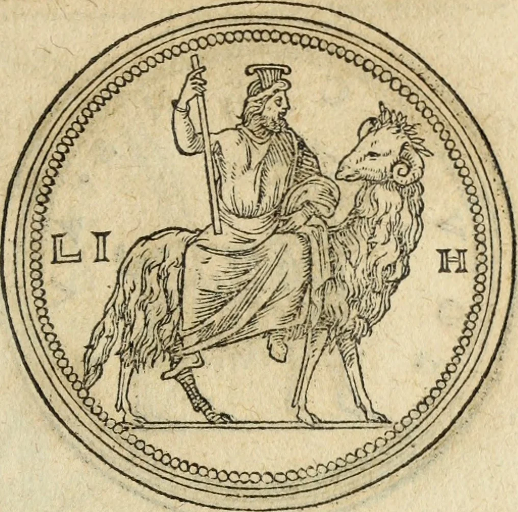 An illustration from Discorso della religione antica de Romani, insieme vn'altro Discorso della castrametatione, et disciplina militare, bagni, & essercitij antichi di detti Romani;, 1569, leaf 60