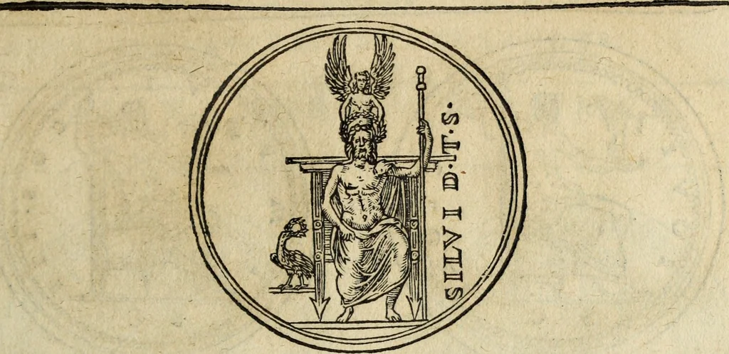 An illustration from Discorso della religione antica de Romani, insieme vn'altro Discorso della castrametatione, et disciplina militare, bagni, & essercitij antichi di detti Romani;, 1569, leaf 62