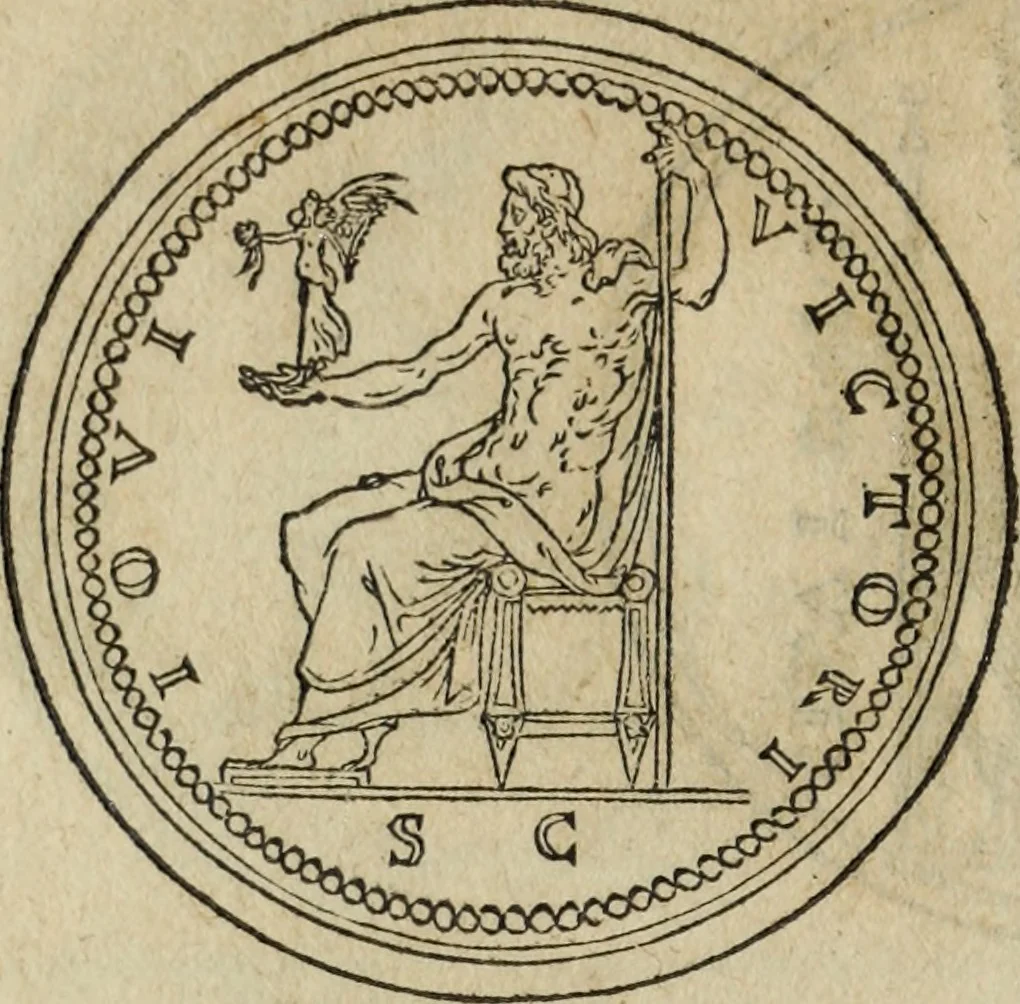 An illustration from Discorso della religione antica de Romani, insieme vn'altro Discorso della castrametatione, et disciplina militare, bagni, & essercitij antichi di detti Romani;, 1569, leaf 63