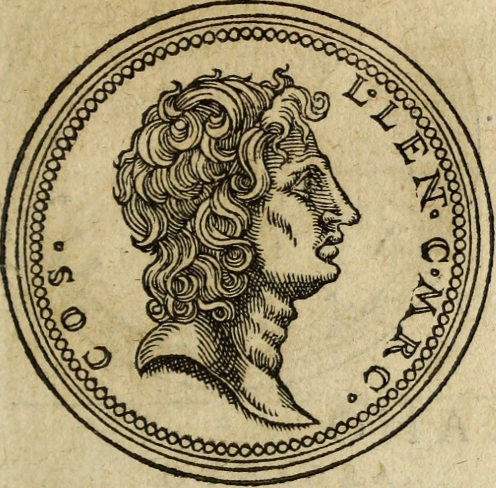 An illustration from Discorso della religione antica de Romani, insieme vn'altro Discorso della castrametatione, et disciplina militare, bagni, & essercitij antichi di detti Romani;, 1569, leaf 66