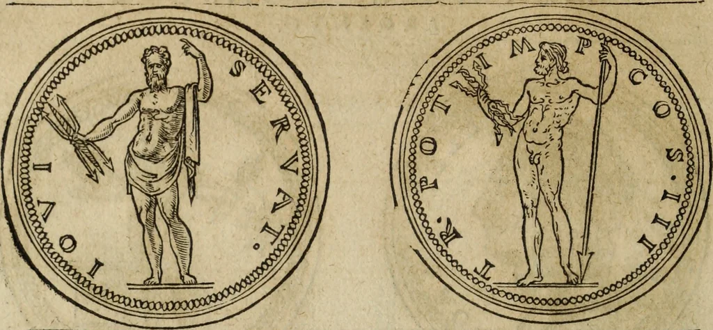An illustration from Discorso della religione antica de Romani, insieme vn'altro Discorso della castrametatione, et disciplina militare, bagni, & essercitij antichi di detti Romani;, 1569, leaf 67