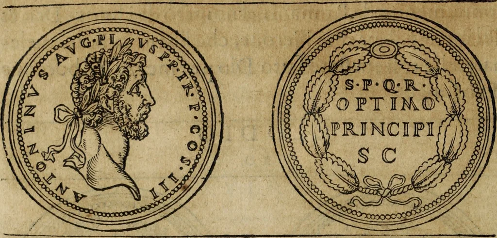 An illustration from Discorso della religione antica de Romani, insieme vn'altro Discorso della castrametatione, et disciplina militare, bagni, & essercitij antichi di detti Romani;, 1569, leaf 81