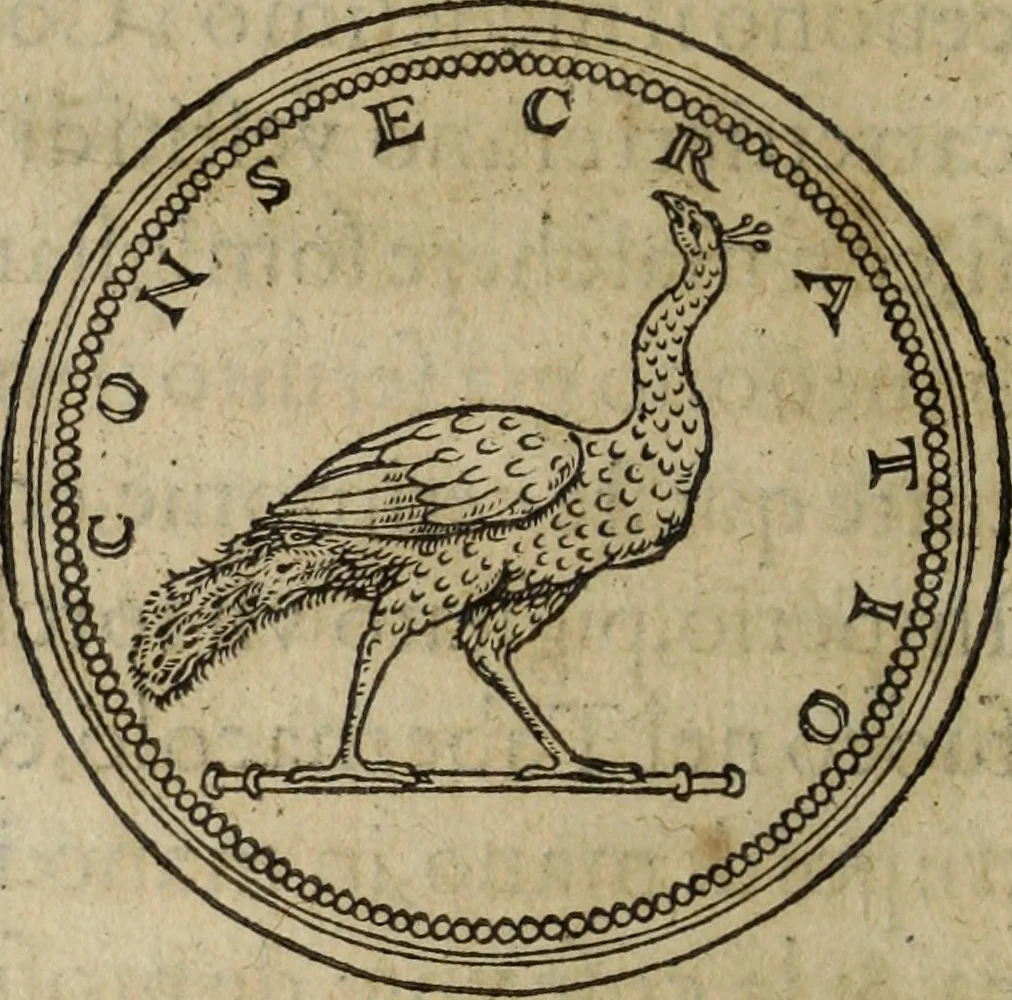 An illustration from Discorso della religione antica de Romani, insieme vn'altro Discorso della castrametatione, et disciplina militare, bagni, & essercitij antichi di detti Romani;, 1569, leaf 85