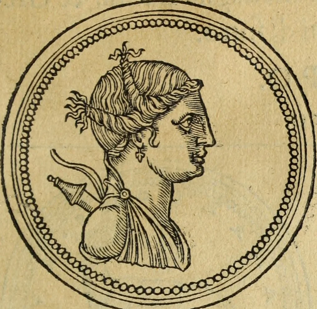 An illustration from Discorso della religione antica de Romani, insieme vn'altro Discorso della castrametatione, et disciplina militare, bagni, & essercitij antichi di detti Romani;, 1569, leaf 92