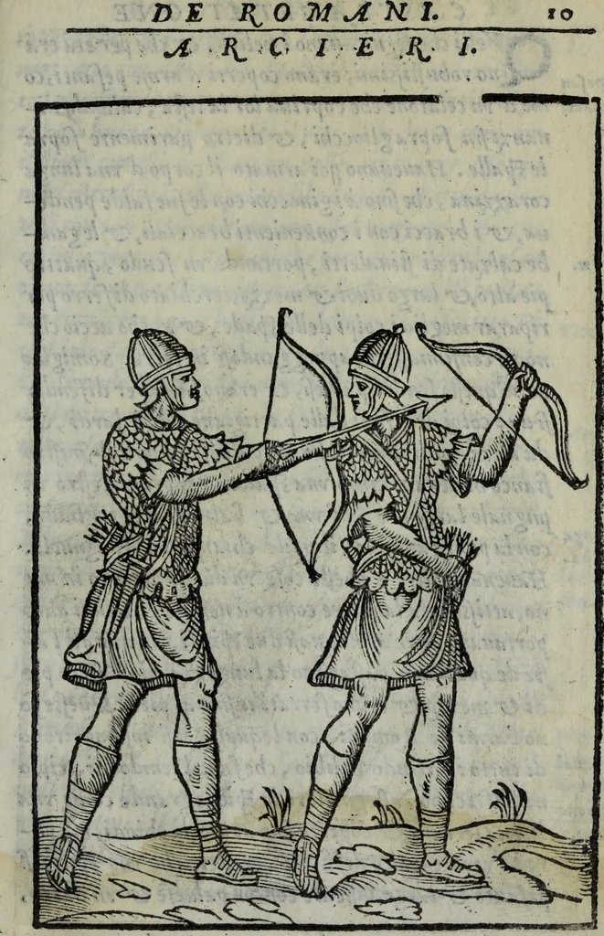 An illustration from Discorso del S. Gvglielmo Chovl ... sopra la castrametatione & bagni antichi de i Greci & Romani, 1559, leaf 22