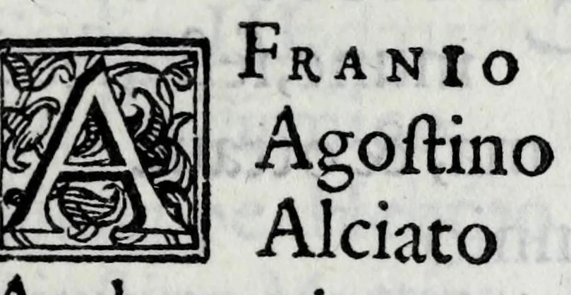 An illustration from Discorso di Girolamo Catena, fatto nell'Academia de gl'illustrissimi affidati, sopra la traduttione delle scienze, & d'altre facultà, 1581, leaf 17
