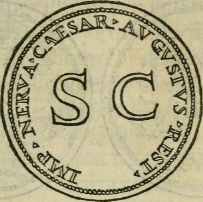An illustration from Discorso di m. Sebastiano Erizzo, sopra le medaglie antiche : con la particolar dichiaratione di molti riuersi, 1559, leaf 146