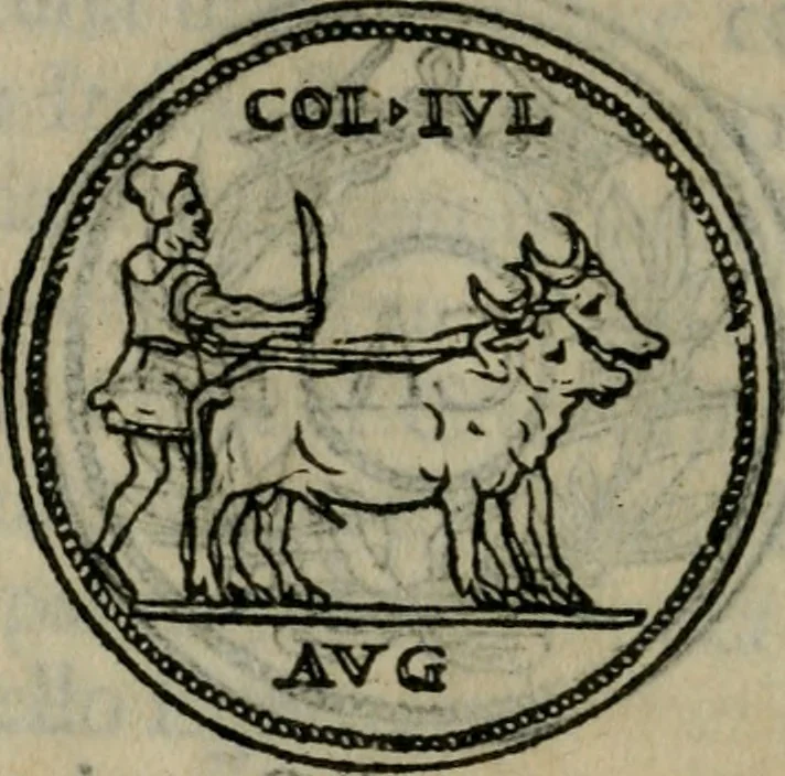 An illustration from Discorso di m. Sebastiano Erizzo, sopra le medaglie antiche : con la particolar dichiaratione di molti riuersi, 1559, leaf 151
