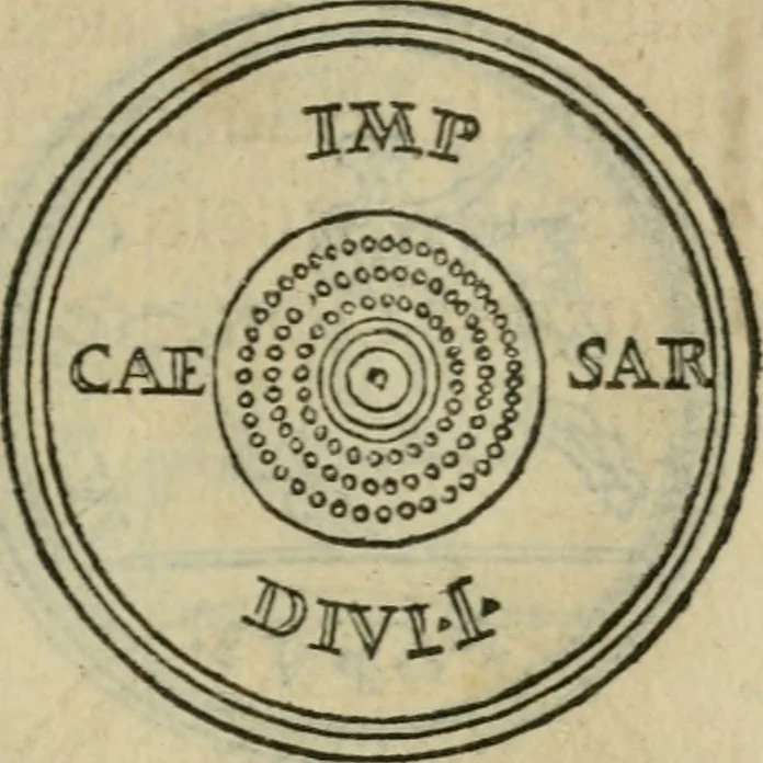 An illustration from Discorso di m. Sebastiano Erizzo, sopra le medaglie antiche : con la particolar dichiaratione di molti riuersi, 1559, leaf 164