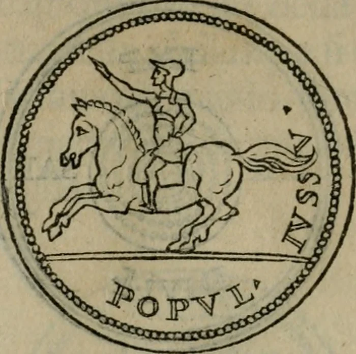 An illustration from Discorso di m. Sebastiano Erizzo, sopra le medaglie antiche : con la particolar dichiaratione di molti riuersi, 1559, leaf 165