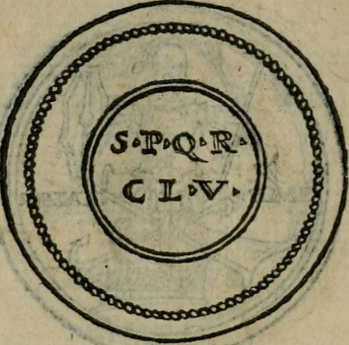 An illustration from Discorso di m. Sebastiano Erizzo, sopra le medaglie antiche : con la particolar dichiaratione di molti riuersi, 1559, leaf 171