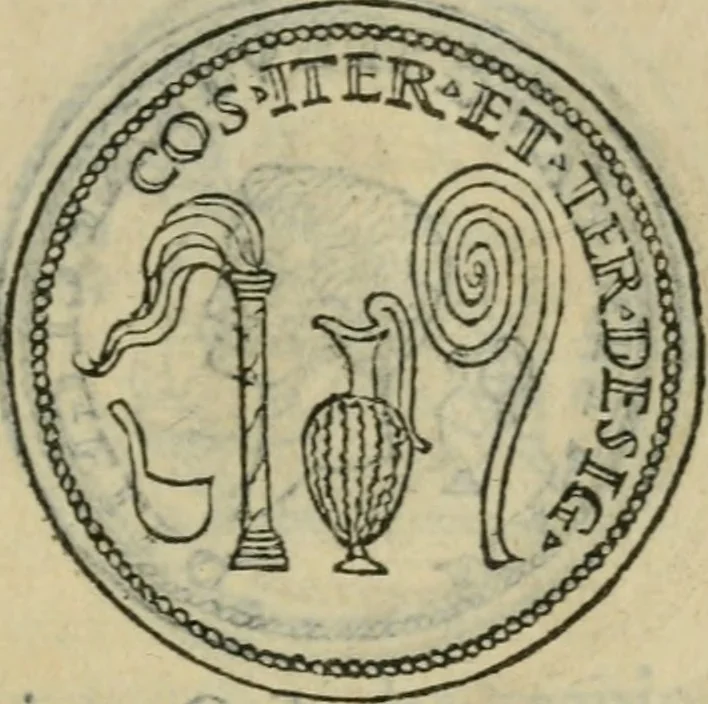 An illustration from Discorso di m. Sebastiano Erizzo, sopra le medaglie antiche : con la particolar dichiaratione di molti riuersi, 1559, leaf 172