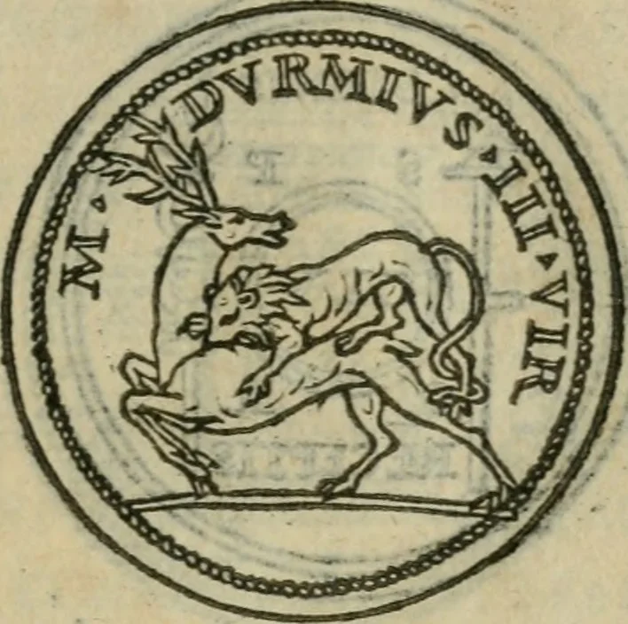 An illustration from Discorso di m. Sebastiano Erizzo, sopra le medaglie antiche : con la particolar dichiaratione di molti riuersi, 1559, leaf 174