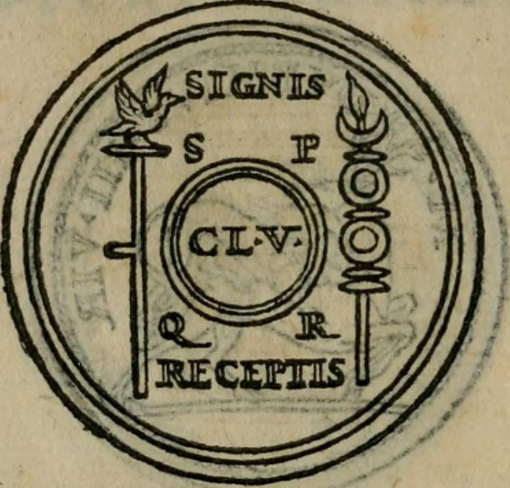 An illustration from Discorso di m. Sebastiano Erizzo, sopra le medaglie antiche : con la particolar dichiaratione di molti riuersi, 1559, leaf 175