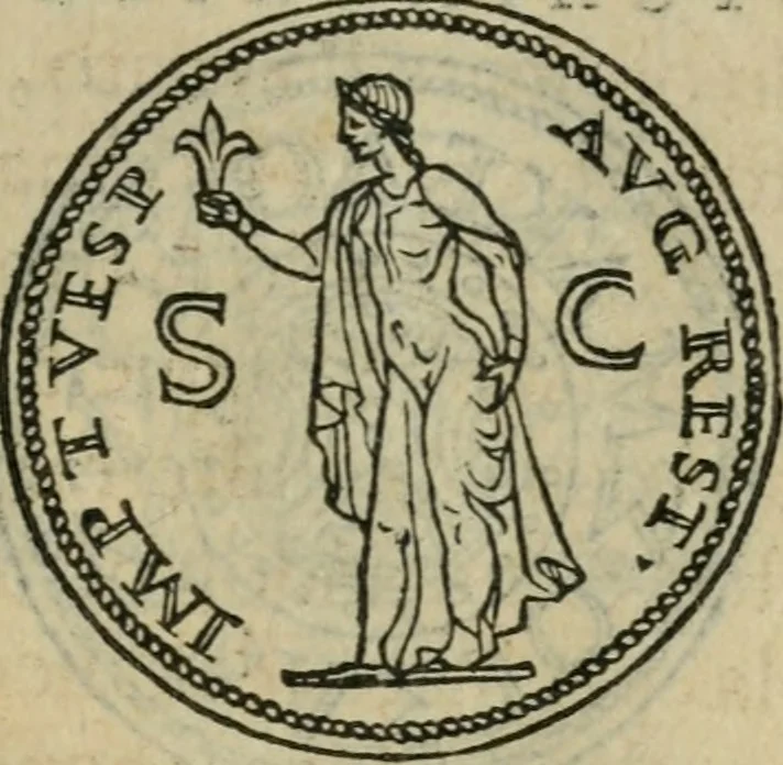 An illustration from Discorso di m. Sebastiano Erizzo, sopra le medaglie antiche : con la particolar dichiaratione di molti riuersi, 1559, leaf 188