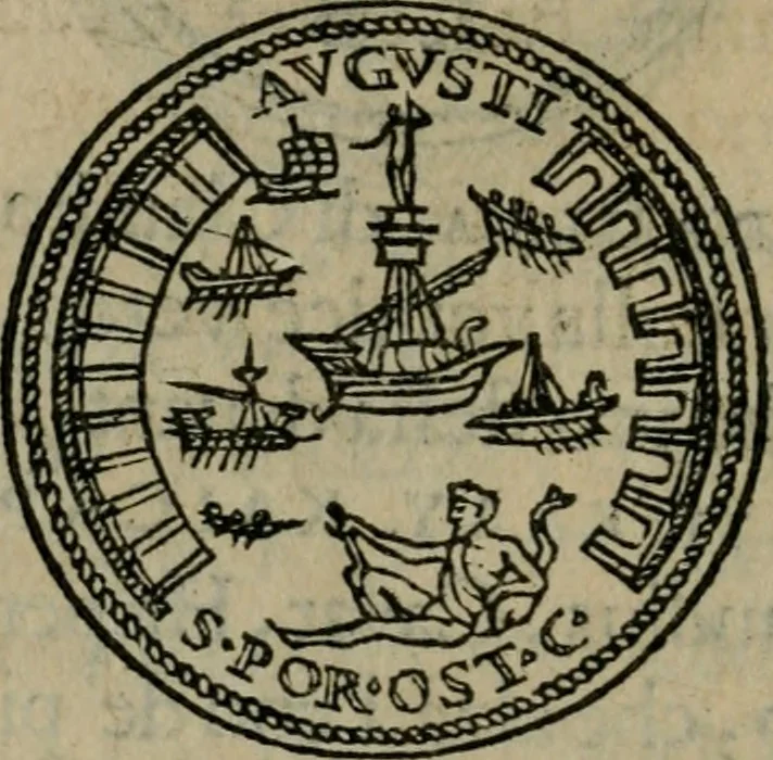 An illustration from Discorso di m. Sebastiano Erizzo, sopra le medaglie antiche : con la particolar dichiaratione di molti riuersi, 1559, leaf 191