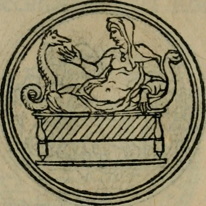 An illustration from Discorso di m. Sebastiano Erizzo, sopra le medaglie antiche : con la particolar dichiaratione di molti riuersi, 1559, leaf 199