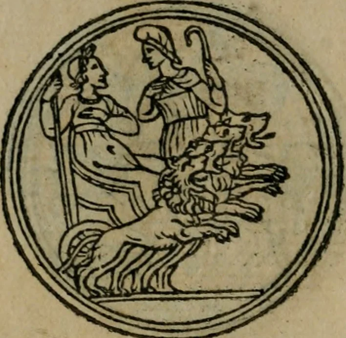 An illustration from Discorso di m. Sebastiano Erizzo, sopra le medaglie antiche : con la particolar dichiaratione di molti riuersi, 1559, leaf 201
