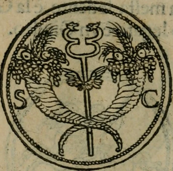 An illustration from Discorso di m. Sebastiano Erizzo, sopra le medaglie antiche : con la particolar dichiaratione di molti riuersi, 1559, leaf 217