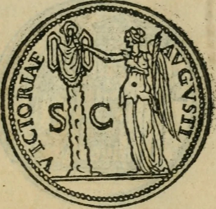 An illustration from Discorso di m. Sebastiano Erizzo, sopra le medaglie antiche : con la particolar dichiaratione di molti riuersi, 1559, leaf 226