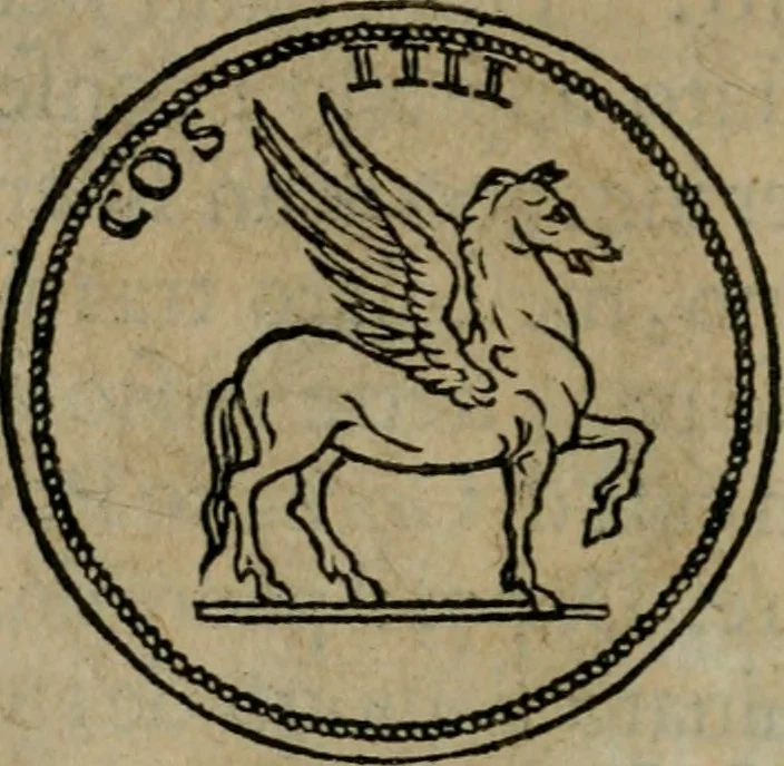 An illustration from Discorso di m. Sebastiano Erizzo, sopra le medaglie antiche : con la particolar dichiaratione di molti riuersi, 1559, leaf 237