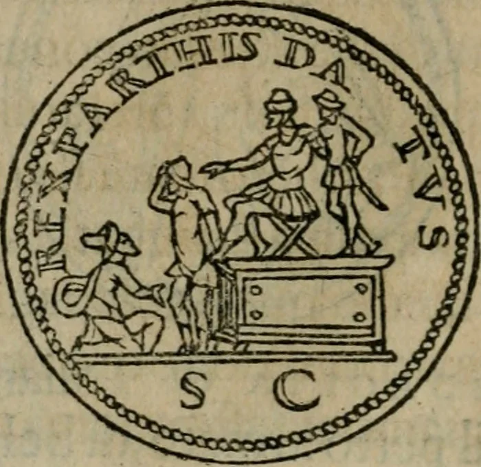 An illustration from Discorso di m. Sebastiano Erizzo, sopra le medaglie antiche : con la particolar dichiaratione di molti riuersi, 1559, leaf 253