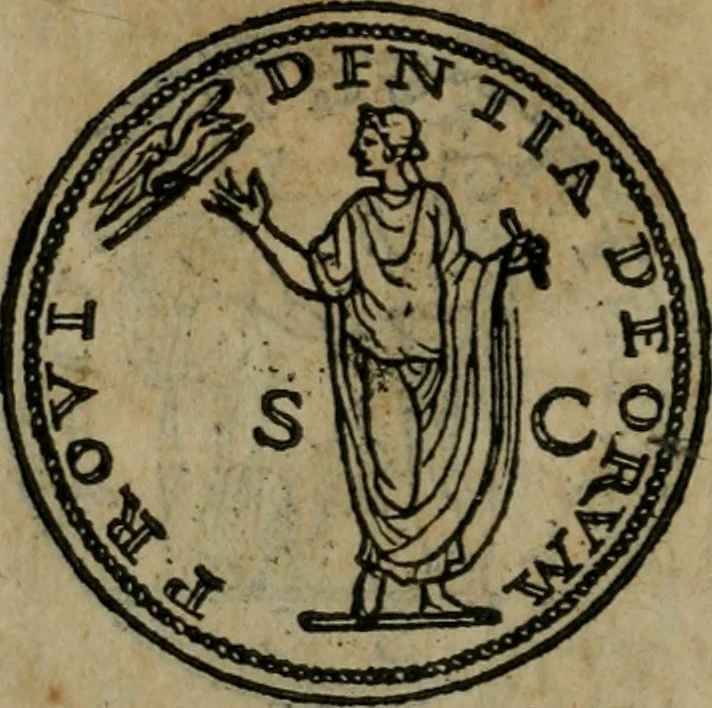 An illustration from Discorso di m. Sebastiano Erizzo, sopra le medaglie antiche : con la particolar dichiaratione di molti riuersi, 1559, leaf 281