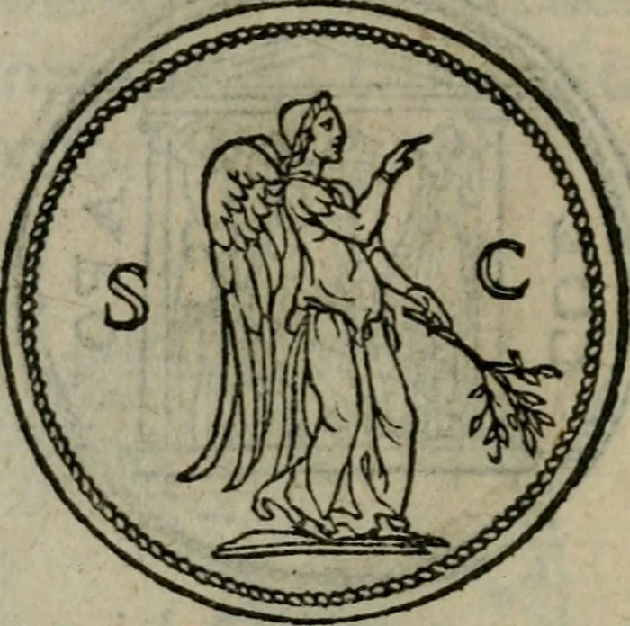An illustration from Discorso di m. Sebastiano Erizzo, sopra le medaglie antiche : con la particolar dichiaratione di molti riuersi, 1559, leaf 283