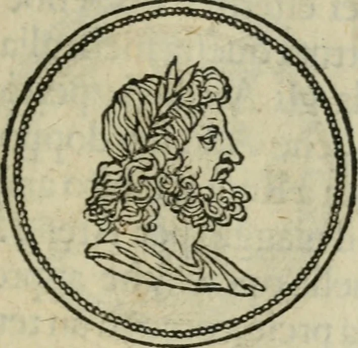 An illustration from Discorso di m. Sebastiano Erizzo, sopra le medaglie antiche : con la particolar dichiaratione di molti riuersi, 1559, leaf 284