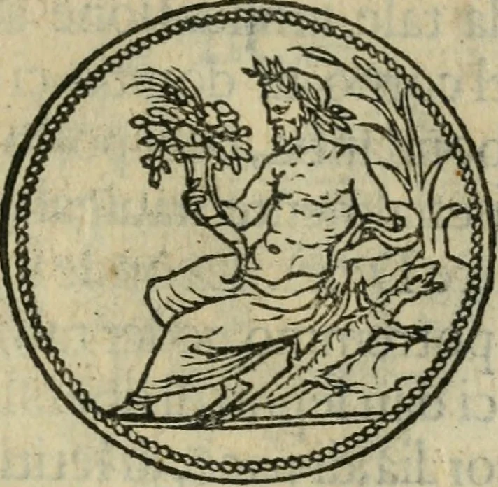 An illustration from Discorso di m. Sebastiano Erizzo, sopra le medaglie antiche : con la particolar dichiaratione di molti riuersi, 1559, leaf 292