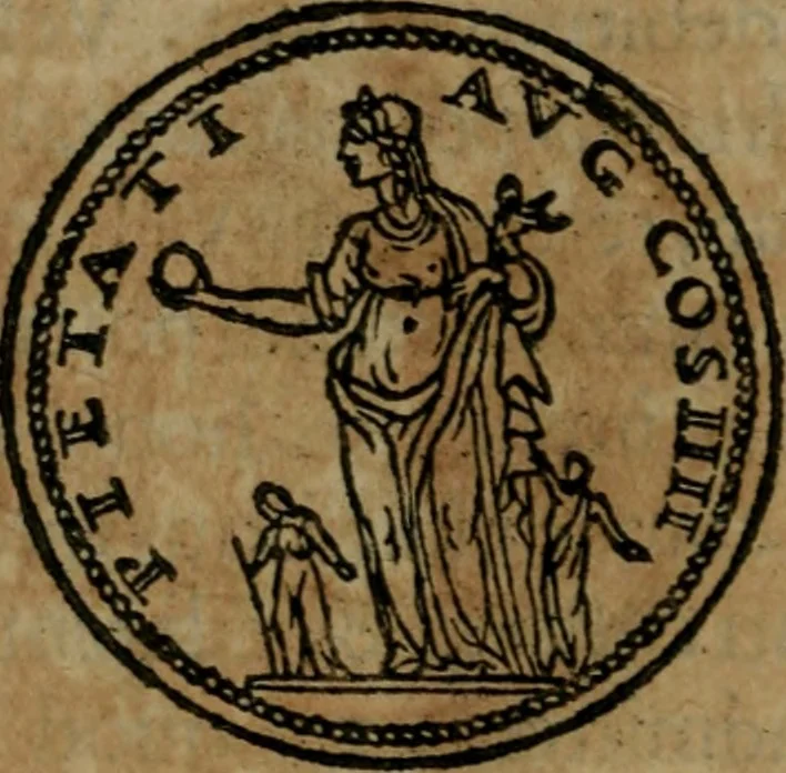 An illustration from Discorso di m. Sebastiano Erizzo, sopra le medaglie antiche : con la particolar dichiaratione di molti riuersi, 1559, leaf 319