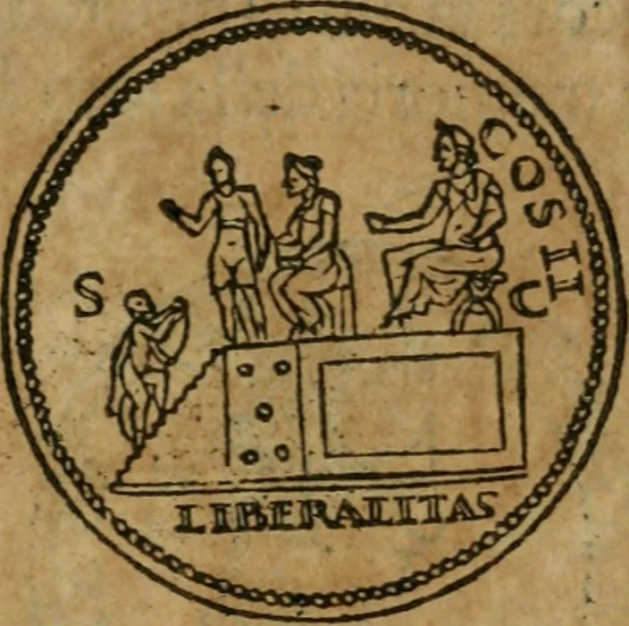 An illustration from Discorso di m. Sebastiano Erizzo, sopra le medaglie antiche : con la particolar dichiaratione di molti riuersi, 1559, leaf 322