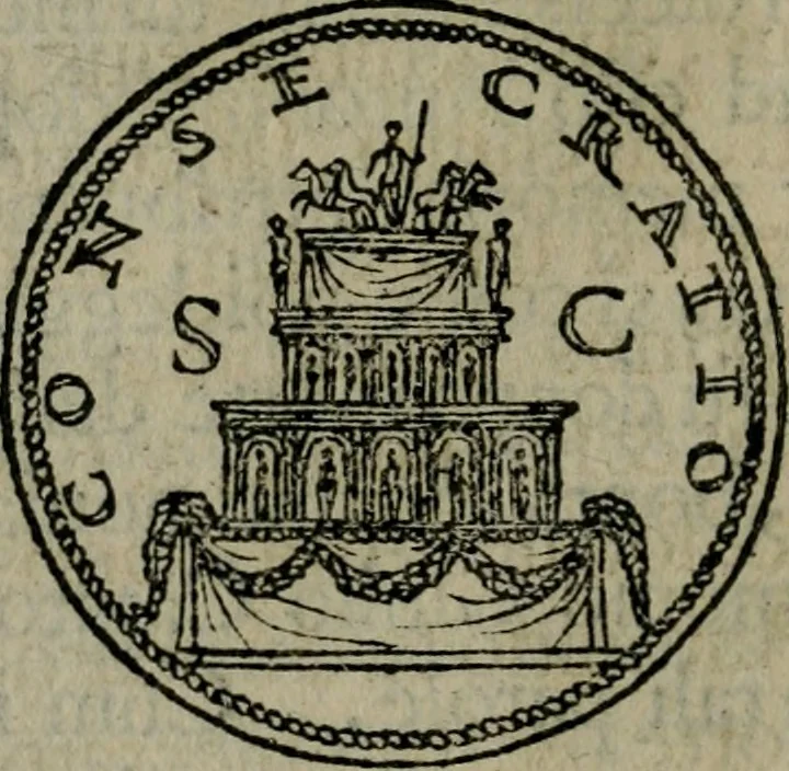 An illustration from Discorso di m. Sebastiano Erizzo, sopra le medaglie antiche : con la particolar dichiaratione di molti riuersi, 1559, leaf 331