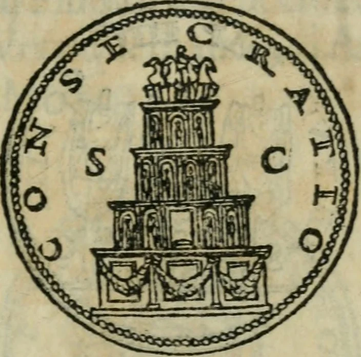 An illustration from Discorso di m. Sebastiano Erizzo, sopra le medaglie antiche : con la particolar dichiaratione di molti riuersi, 1559, leaf 370
