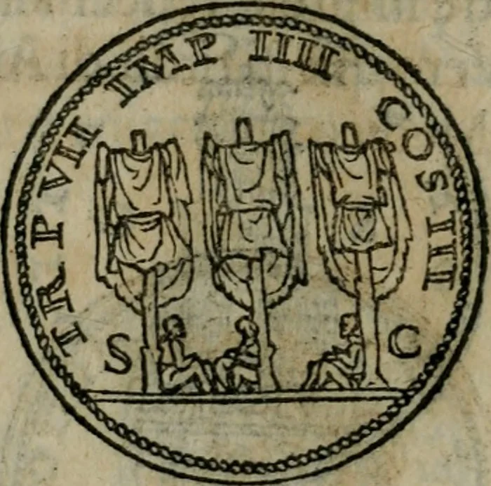 An illustration from Discorso di m. Sebastiano Erizzo, sopra le medaglie antiche : con la particolar dichiaratione di molti riuersi, 1559, leaf 371