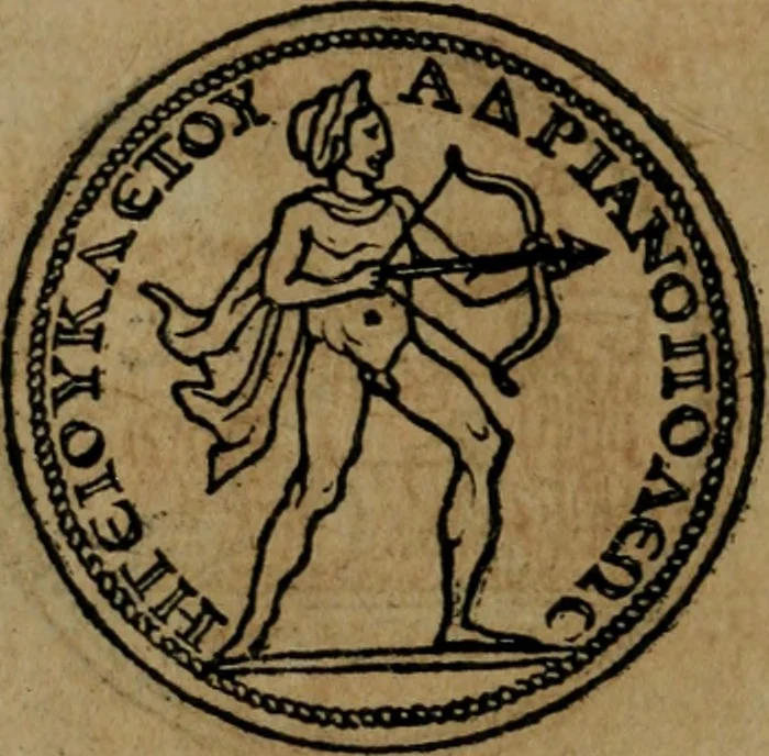 An illustration from Discorso di m. Sebastiano Erizzo, sopra le medaglie antiche : con la particolar dichiaratione di molti riuersi, 1559, leaf 395