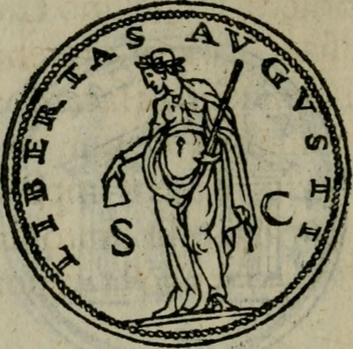 An illustration from Discorso di m. Sebastiano Erizzo, sopra le medaglie antiche : con la particolar dichiaratione di molti riuersi, 1559, leaf 431