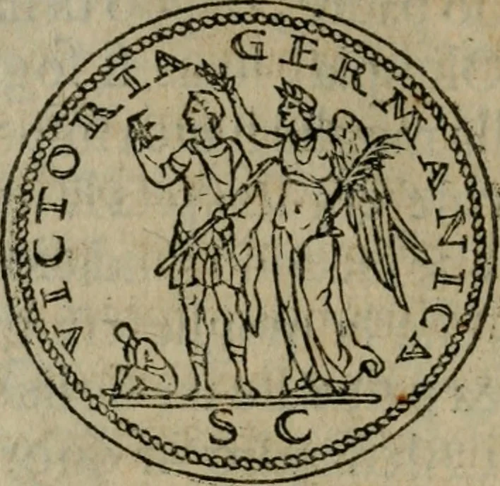An illustration from Discorso di m. Sebastiano Erizzo, sopra le medaglie antiche : con la particolar dichiaratione di molti riuersi, 1559, leaf 445