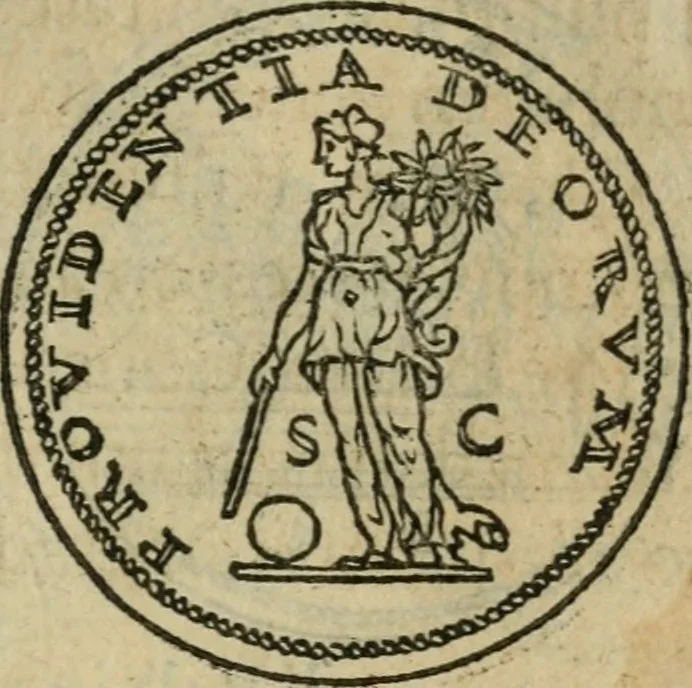 An illustration from Discorso di m. Sebastiano Erizzo, sopra le medaglie antiche : con la particolar dichiaratione di molti riuersi, 1559, leaf 456