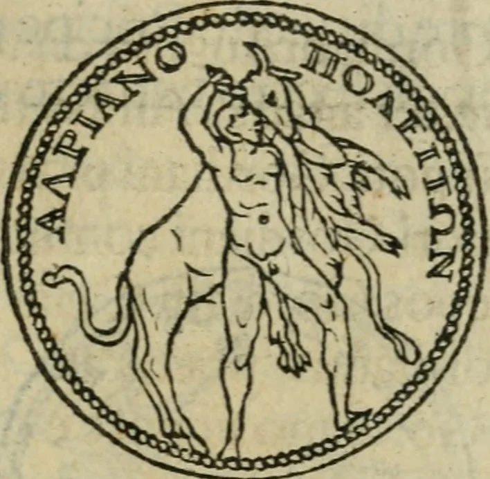 An illustration from Discorso di m. Sebastiano Erizzo, sopra le medaglie antiche : con la particolar dichiaratione di molti riuersi, 1559, leaf 464