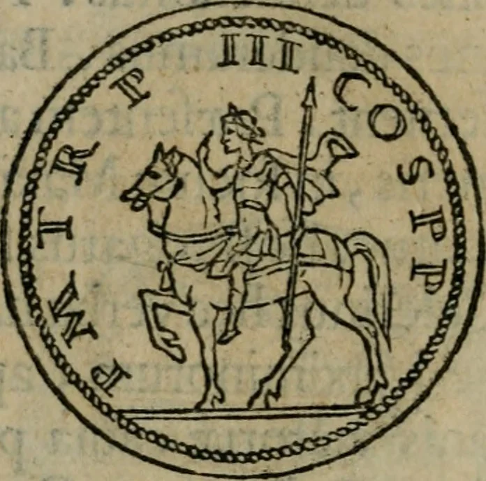 An illustration from Discorso di m. Sebastiano Erizzo, sopra le medaglie antiche : con la particolar dichiaratione di molti riuersi, 1559, leaf 467