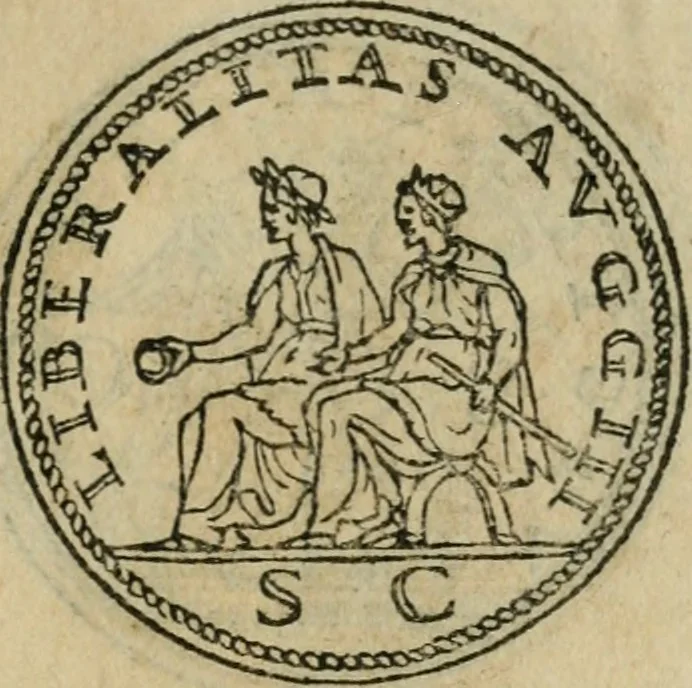 An illustration from Discorso di m. Sebastiano Erizzo, sopra le medaglie antiche : con la particolar dichiaratione di molti riuersi, 1559, leaf 480