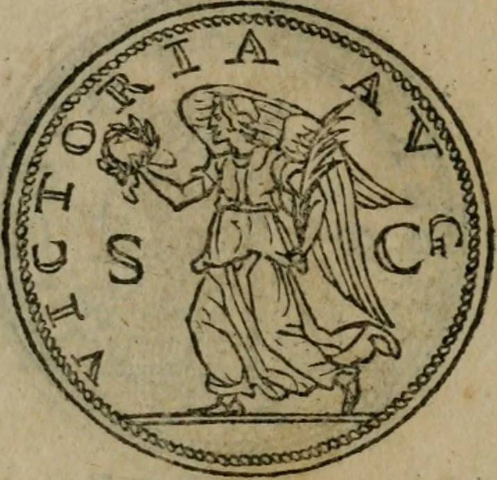 An illustration from Discorso di m. Sebastiano Erizzo, sopra le medaglie antiche : con la particolar dichiaratione di molti riuersi, 1559, leaf 481